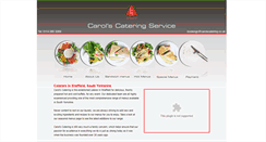 Desktop Screenshot of carolscateringsheffield.co.uk
